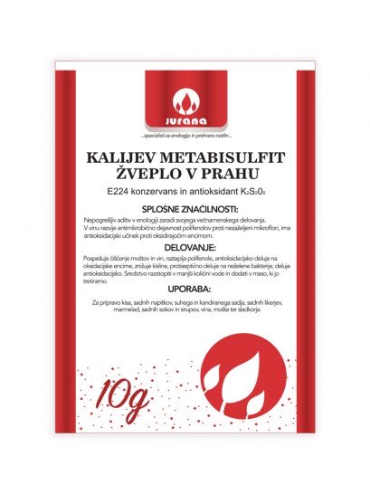 K-METABISULFIT - ŽVEPLO V PRAHU 10 g