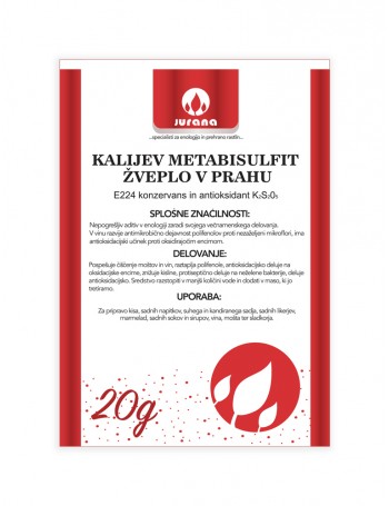 K-METABISULFIT - ŽVEPLO V PRAHU 20 g