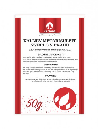 K-METABISULFIT - ŽVEPLO V PRAHU 50 g