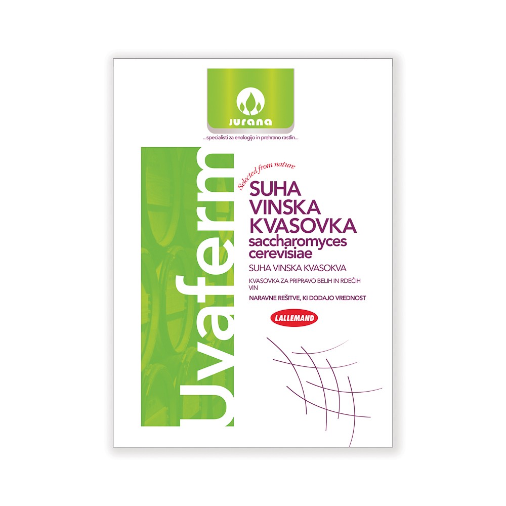 KVASOVKE UVAFERM Saccharomyces Cerevisiae 50g