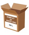 KOMPLET ZA RDEČE VINO 500 l